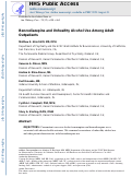 Cover page: Benzodiazepine and unhealthy alcohol use among adult outpatients.