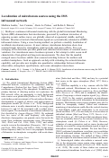 Cover page: Localization of microbarom sources using the IMS infrasound network