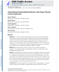 Cover page: Characterizing prenatal maternal distress with unique prenatal cortisol trajectories.