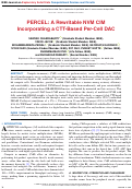 Cover page of PERCEL: A Re-Writable NVM CIM Incorporating a CTT-Based Per-Cell DAC