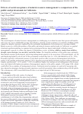 Cover page: Drivers of social acceptance of natural-resource management: A comparison of the public and professionals in California