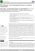 Cover page: K2S Challenge: From Undersampled K-Space to Automatic Segmentation.