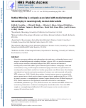 Cover page: Retinal thinning is uniquely associated with medial temporal lobe atrophy in neurologically normal older adults