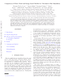 Cover page: Comparison of point cloud and image-based models for calorimeter fast simulation