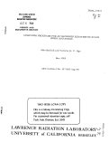 Cover page: COMPUTER PROGRAMS FOR AN IMPROVED EQUATION OF STATE (ES68Z AND ES68M)