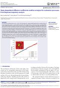 Cover page: State-dependent diffusion coefficients and free energies for nucleation processes from Bayesian trajectory analysis