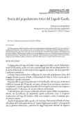 Cover page: Storia del popolamento ittico del Lago di Garda