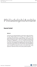 Cover page: PhiladelphiAmble