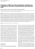 Cover page: Induction of JNK and c-Abl signalling by cisplatin and oxaliplatin in mismatch repair-proficient and -deficient cells