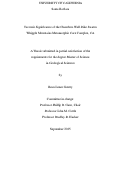 Cover page: Tectonic Significance of the Chambers Well Dike Swarm