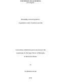 Cover page: Examining activism in practice: A qualitative study of archival activism