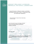 Cover page: QUANTIFICATION OF BLACK CARBON AND OTHER POLLUTANT EMISSIONS FROM A TRADITIONAL AND AN IMPROVED COOKSTOVE