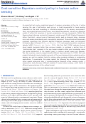 Cover page: Cost-sensitive Bayesian control policy in human active sensing