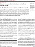 Cover page: Climate-driven aerobic habitat loss in the California Current System.