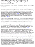 Cover page: &nbsp;“White, Tall, Top, Masculine, Muscular”: Narratives of Intracommunity Stigma in Young Sexual Minority Men’s Experience on Mobile Apps