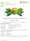 Cover page: Program of the 5th International Research Conference on Huanglongbing (IRCHLB-V), March 14-17, 2017, Orlando, Florida, U.S.A.
