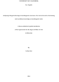 Cover page: Analyzing bilingual advantage in metalinguistic awareness: the roles of executive functioning and vocabulary knowledge on metalinguistic tasks