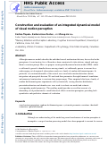 Cover page: Construction and evaluation of an integrated dynamical model of visual motion perception