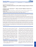 Cover page: Effects of demineralization on the stable isotope analysis of bone samples