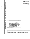 Cover page: METHODS OF PRODUCING RADIOIRON, PARTICULARLY HIGH SPECIFIC ACTIVITY Fe59