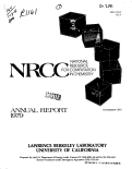 Cover page: NRCC ANNUAL REPORT 1979