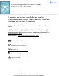Cover page: Evaluating connected vehicle-based weather responsive management strategies using weather-sensitive microscopic simulation
