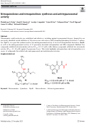 Cover page of Nitroquinolones and nitroquinolines: syntheses and antitrypanosomal activity