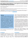 Cover page: Necrotizing sialometaplasia: a case report of a non-ulcerated histopathological presentation