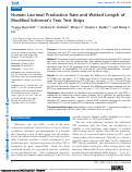 Cover page: Human Lacrimal Production Rate and Wetted Length of Modified Schirmer's Tear Test Strips