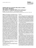 Cover page: Globule leukocytes and mast cells in the rat trachea: their number, distribution, and response to compound 48/80 and dexamethasone