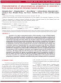 Cover page: Characterization of physiochemical properties of caveolin-1 from normal and prion-infected human brains.