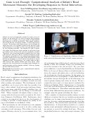 Cover page: Gaze is not Enough: Computational Analysis of Infant's Head
Movement Measures the Developing Response to Social Interaction