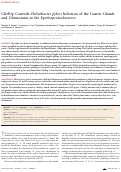 Cover page: ChePep Controls Helicobacter pylori Infection of the Gastric Glands and Chemotaxis in the Epsilonproteobacteria