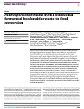 Cover page of Neurospora intermedia from a traditional fermented food enables waste-to-food conversion.