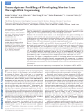 Cover page: Transcriptome Profiling of Developing Murine Lens Through RNA SequencingDeveloping Mouse Lens Transcriptome