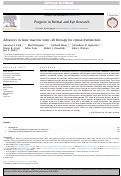 Cover page: Advances in bone marrow stem cell therapy for retinal dysfunction