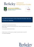 Cover page: An Initial Assessment of the Potential Weather Barriers of Urban Air Mobility