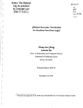 Cover page: Efficient recursion termination for function-free horn logic