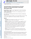 Cover page: Association Between Thyroid Dysfunction and Incident Dementia in the Atherosclerosis Risk in Communities Neurocognitive Study