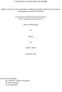 Cover page: Mariposa and the Invasion of Ahwahnee: Indigenous Histories of Resistance, Resilience, and Migration in Gold Rush California