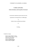 Cover page: Credibility and flexibility : political institutions and foreign direct investment