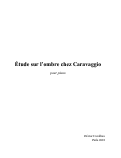 Cover page: Étude sur l'ombre chez Caravaggio
