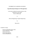Cover page: Logical Reasoning Techniques for VLSI Applications