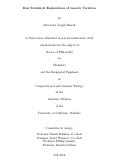 Cover page: Four Statistical Explorations of Genetic Variation