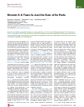 Cover page: Kinesin-5: A Team Is Just the Sum of Its Parts