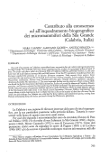 Cover page: Contributo alla conoscenza ed all’inquadramento biogeografico dei micromammiferi della Sila Grande (Calabria, Italia)