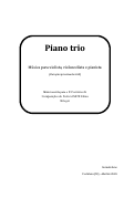 Cover page: Piano Trio