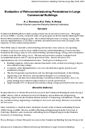 Cover page: Evaluation of retrocommissioning persistence in large commercial buildings