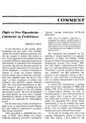 Cover page: Flight to New Pigeonholes: Comments on Fredrickson