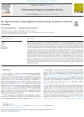 Cover page: An empirical study of EIA litigation involving energy facilities in Chile and Colombia